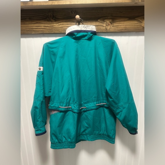 Vintage Curren Seen Womens Reversible Windbreaker Jacket w Pockets Sz M 90s - Picture 2 of 10